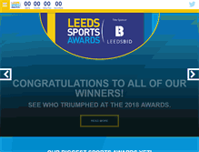 Tablet Screenshot of leedssportsawards.co.uk